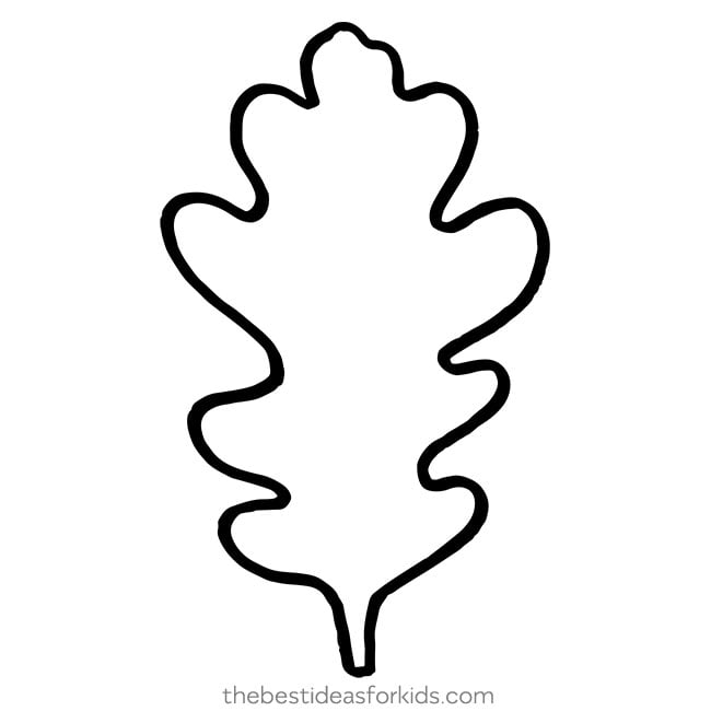 Leaf template free printables