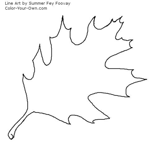 Oak leaf coloring page leaf coloring page coloring pages leaf coloring