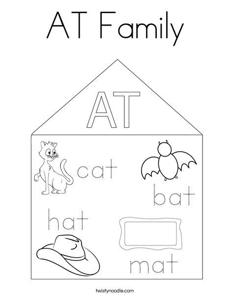 At family coloring page