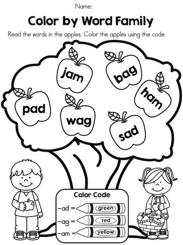 Apples activities johnny appleseed no prep apple worksheets september word family reading word families phonics