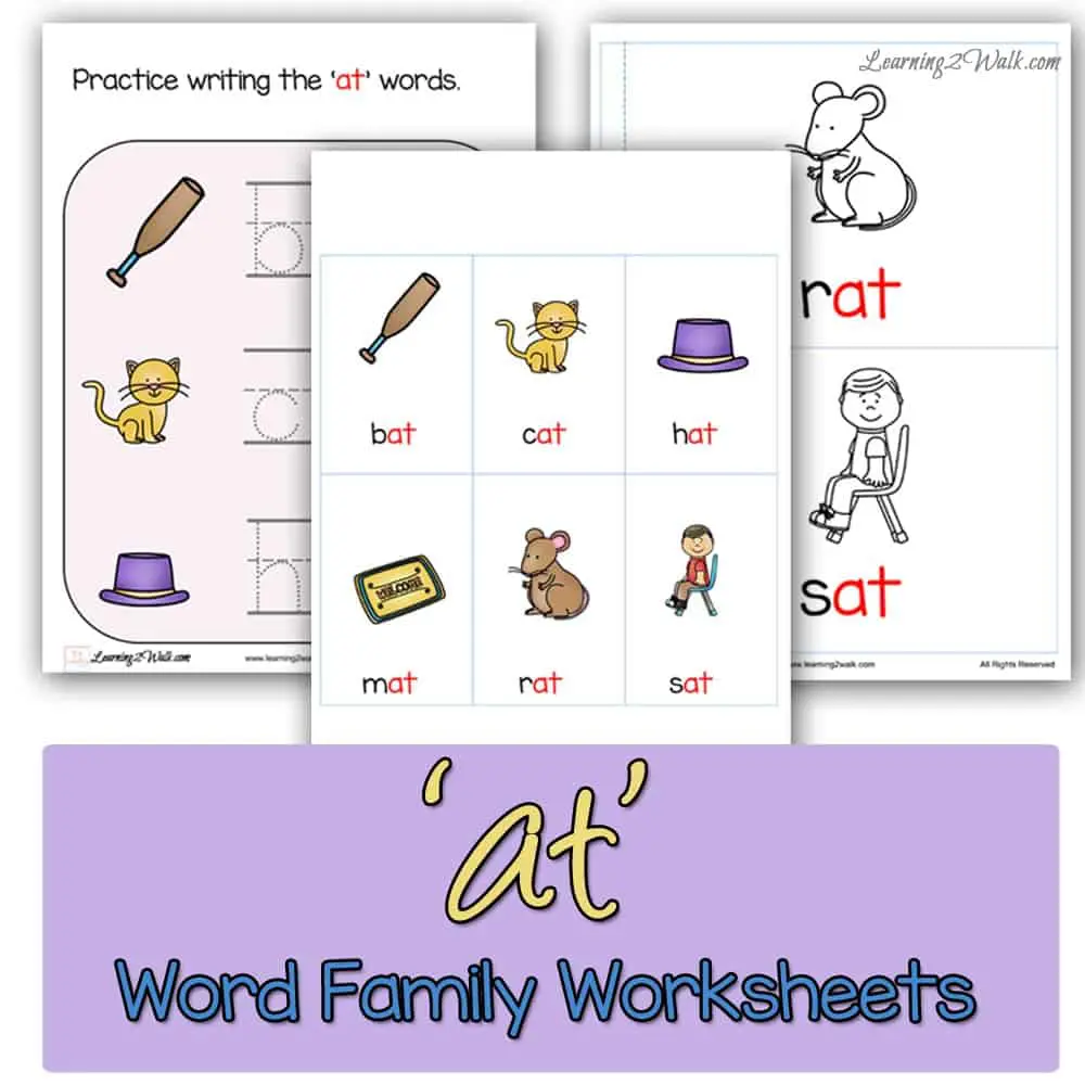 At word family worksheets