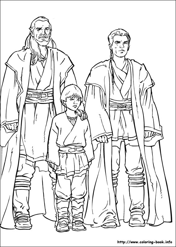 Star wars coloring picture