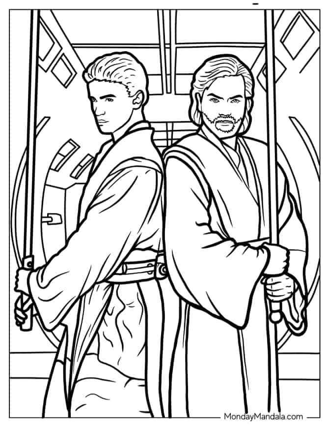 Star wars coloring pages free pdf printables