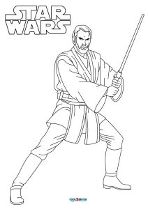 Free printable jedi coloring pages for kids