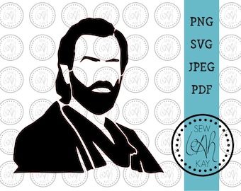 Obi wan kenobi svg cut file stãr wars png download now