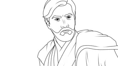 Star wars obi wan kenobi print out coloring pages download