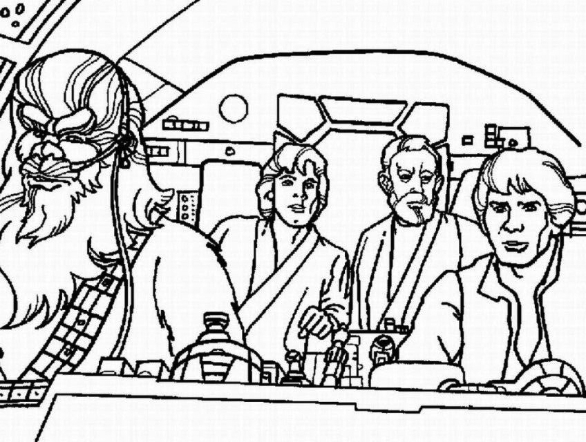 Obi wan kenobi coloring pages