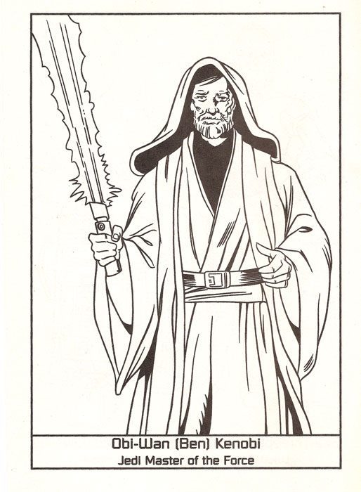 Make your own star wars adventure with vintage s coloring pages