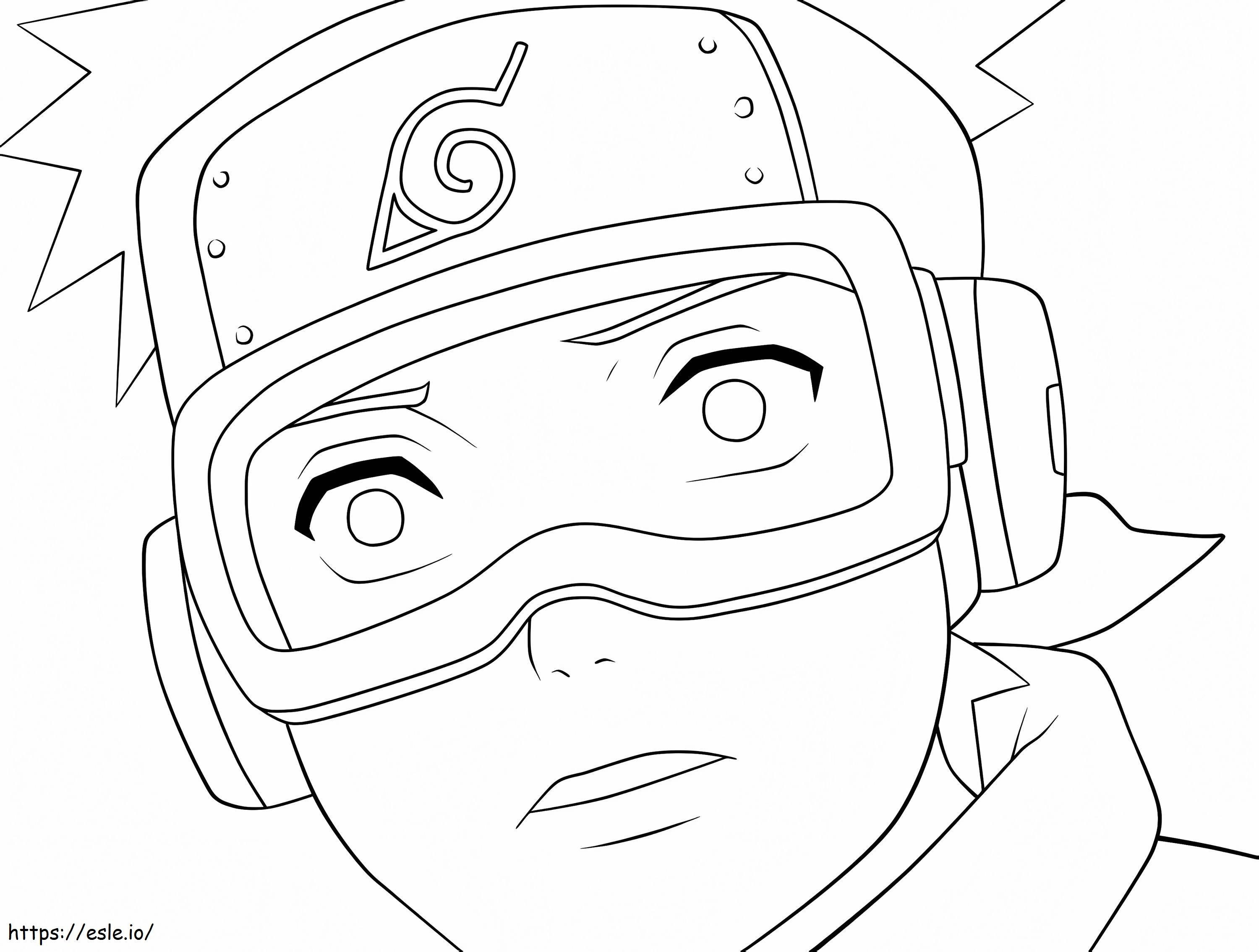 Free printable obito coloring page