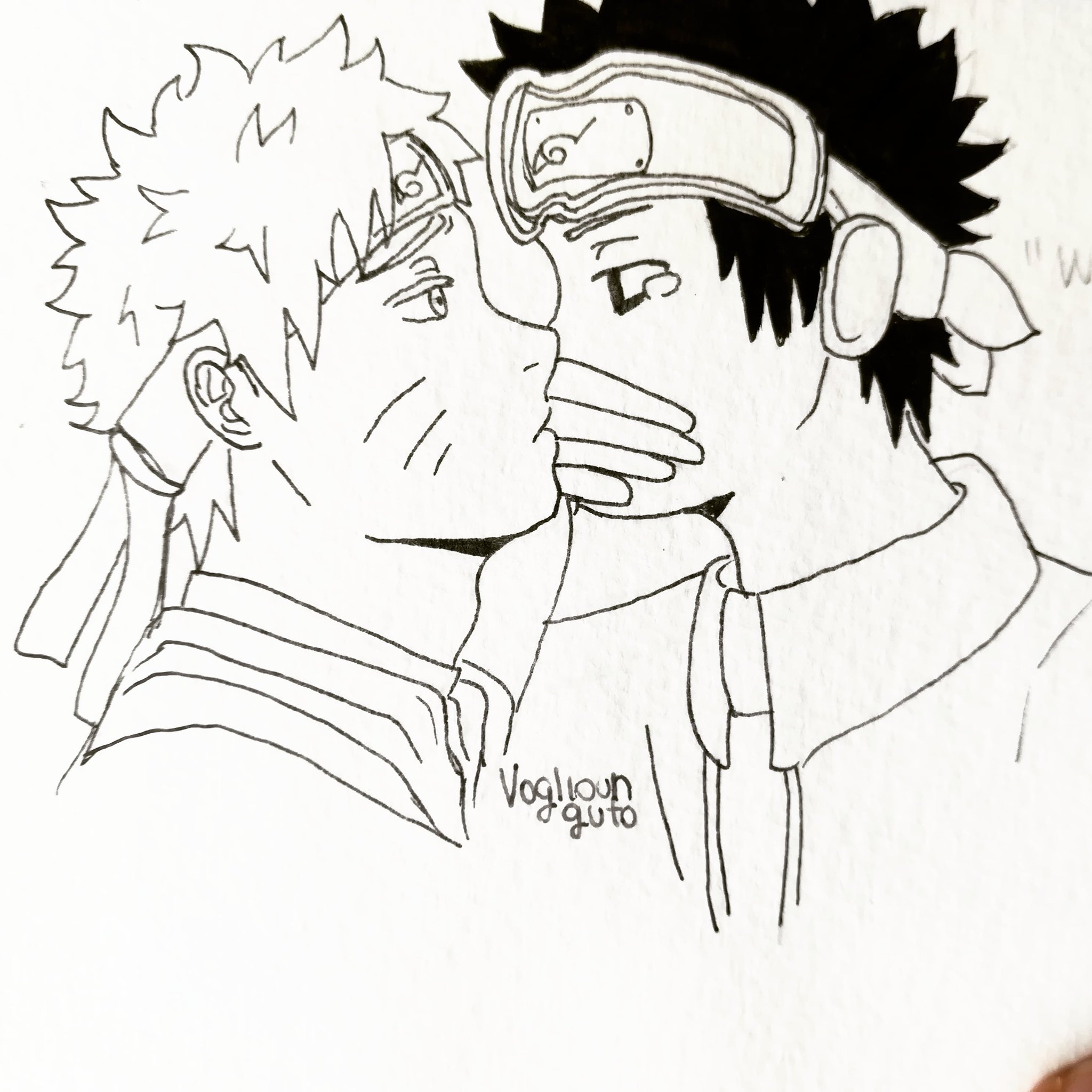 Voglioungufoðð on x okay after long time im drawing again a little sketch of my obnr age swap au for more fan art follow me on tumblr naruto obito obinaru ãªããã httpstcoqgmlyacsoh