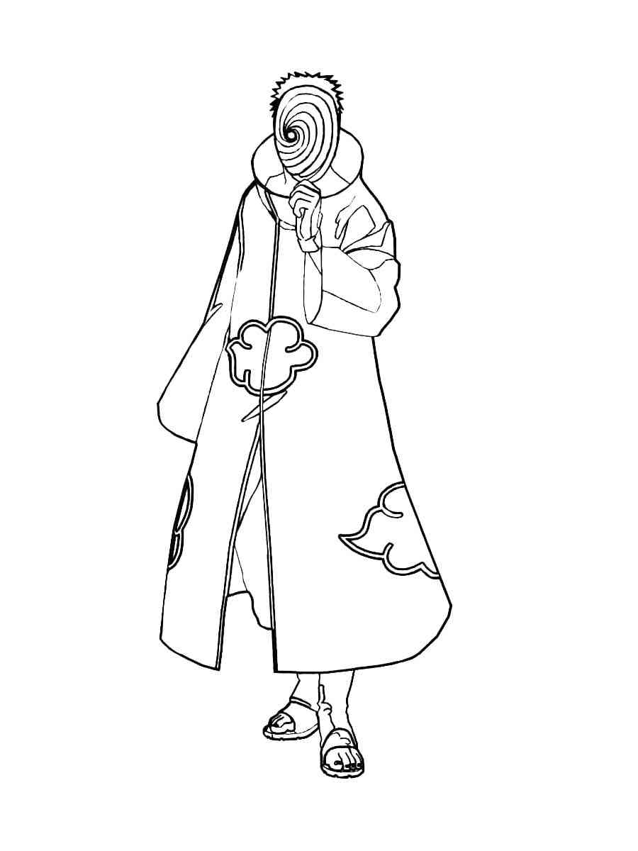 Obito coloring pages