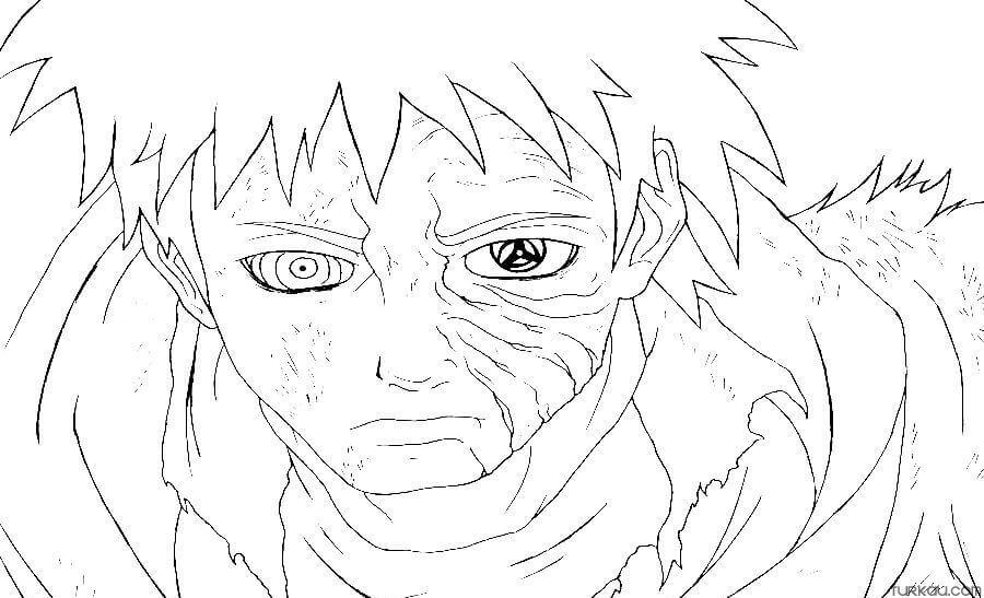 Obito coloring page