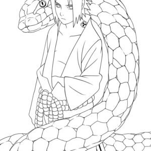 Naruto and sasuke coloring pages printable for free download