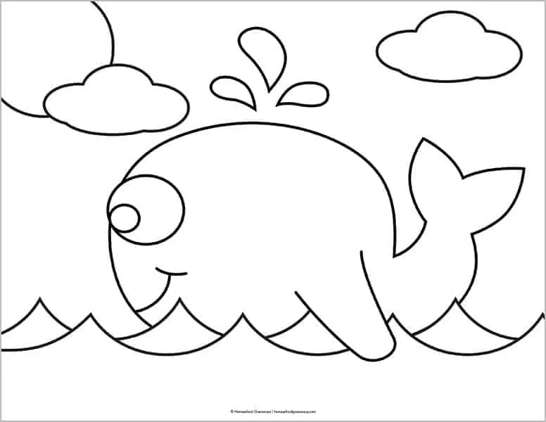 Ocean coloring pages for kids to print for free