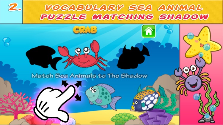 Learn english vocabulary sea animal coloring pages by wasitta paengpant