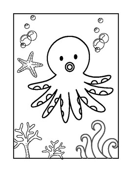 Ocean animals coloring pages printable coloring pages by paruda unartngam