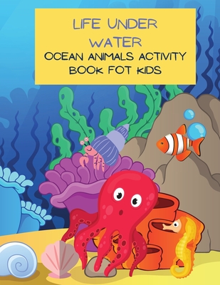 Ocean activity book for kids maze word search find differences and coloring pages for kids paperback bank square books