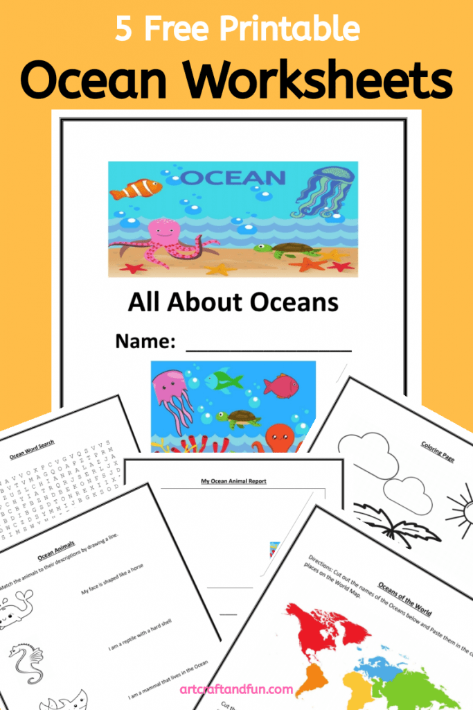 Free printable ocean worksheets