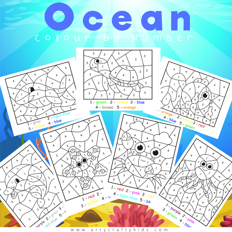 Ocean color by numbers