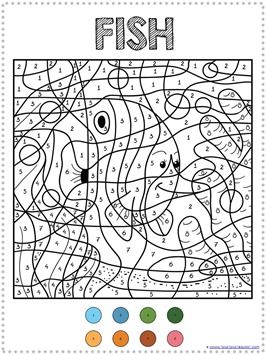 Color by number ocean animals coloring pages coloring pages animal coloring pages alphabet coloring pages