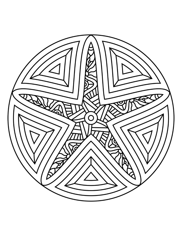 Adult coloring page