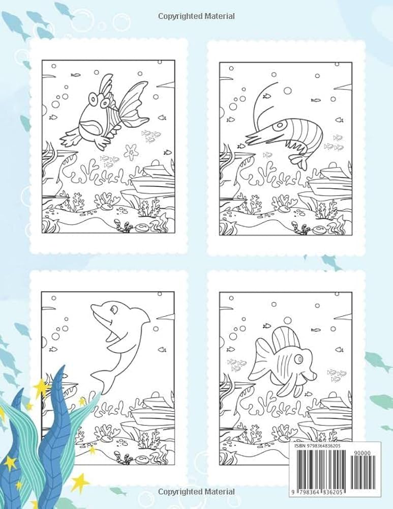 Ocean life coloring book ocean life coloring page for kids adult sea animals coloring sea creatures coloring pages animal coloring book sea coloring pages summer coloring