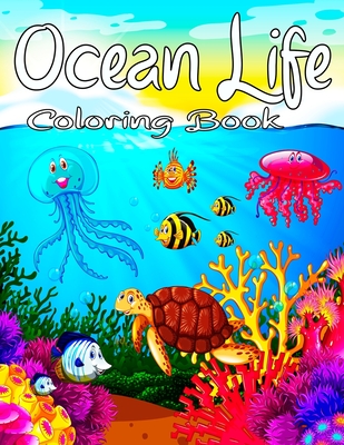 Ocean life coloring book cute tropical fish fun sea creatures beautiful underwater scenes and ocean wildlife for stress relief and relaxation paperback octavia books new orleans louisiana