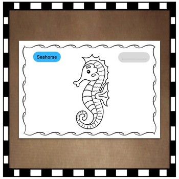 Coloring pages of sea and water animals by learn with ms ad tpt