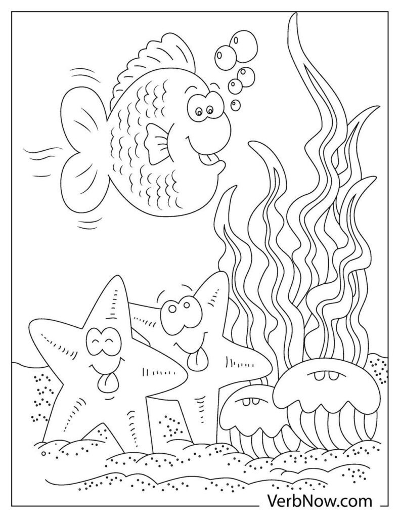 Free ocean coloring pages book for download printable pdf