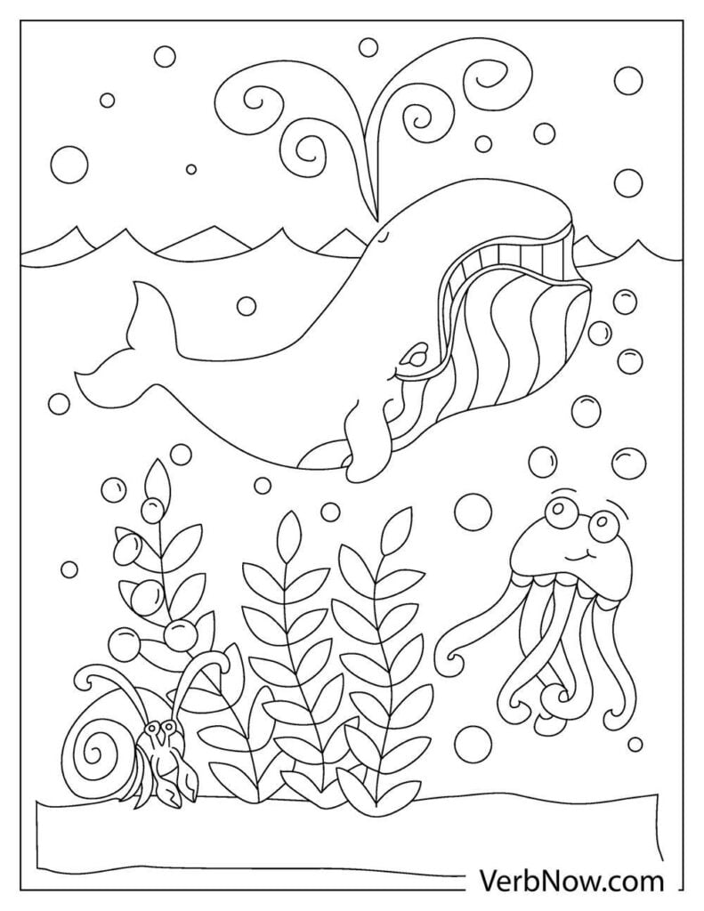 Free ocean coloring pages book for download printable pdf