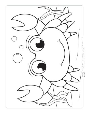 Ocean animals coloring pages for kids