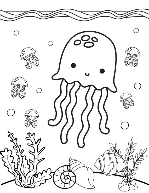 Under the sea coloring pages sea life coloring ocean coloring pages under water coloring ocean life coloring sea creature coloring page