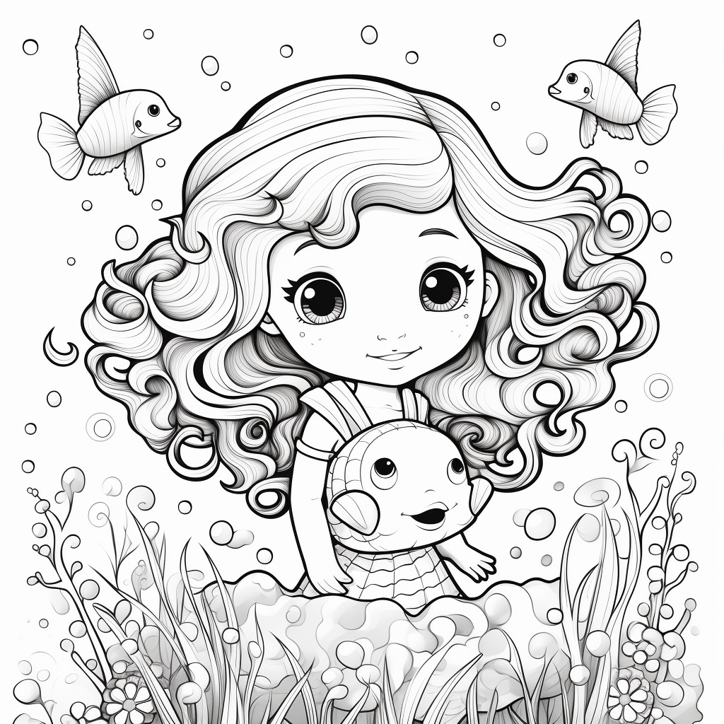 Under the sea coloring pages