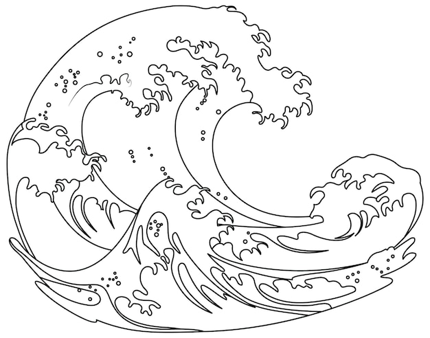 Page sea wave illustration images