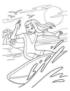 Oceans free coloring pages