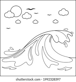 Surfing coloring page images stock photos d objects vectors
