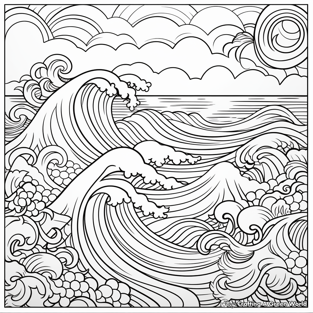 Stress relief coloring pages