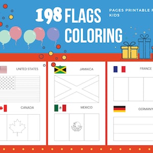 Flag coloring book