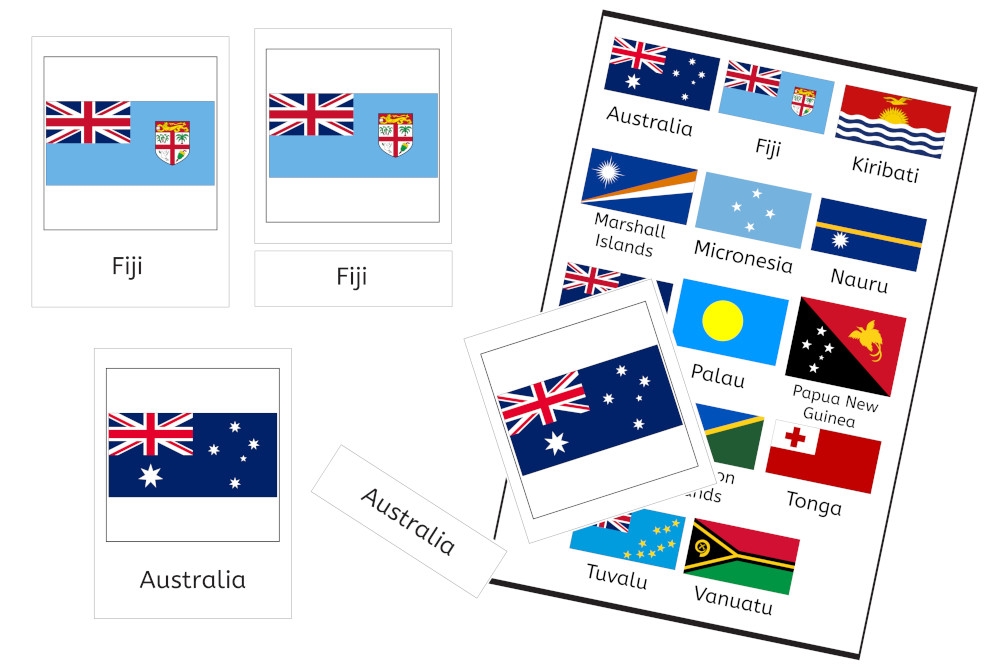 Flags of oceania