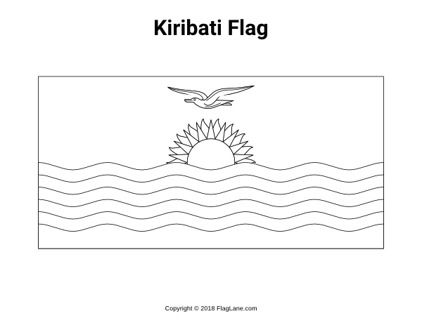 Free oceanian flag coloring pages