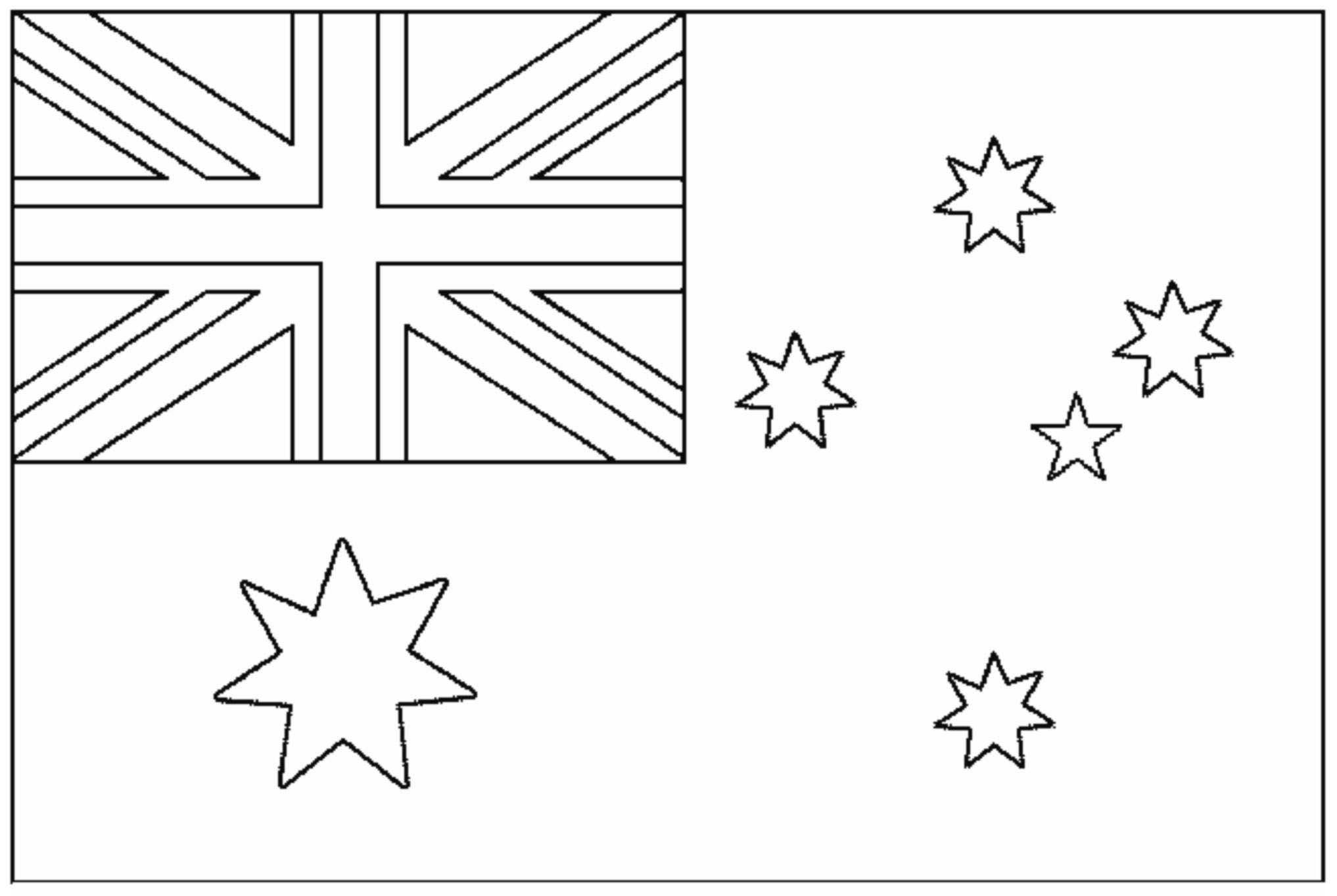 Flags free to color for kids