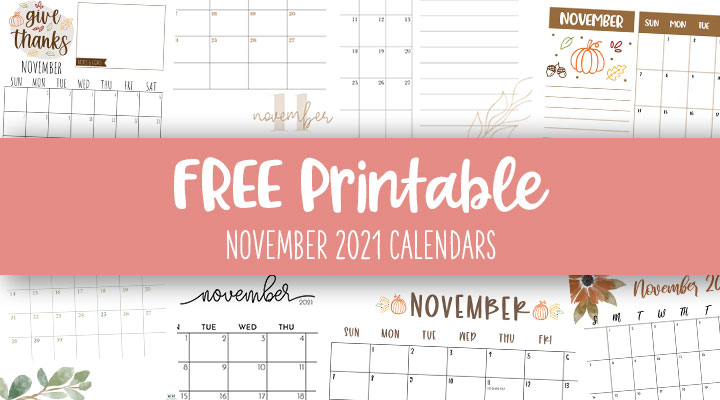 November calendars