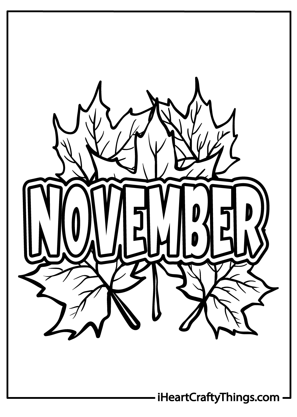 November coloring pages free printables