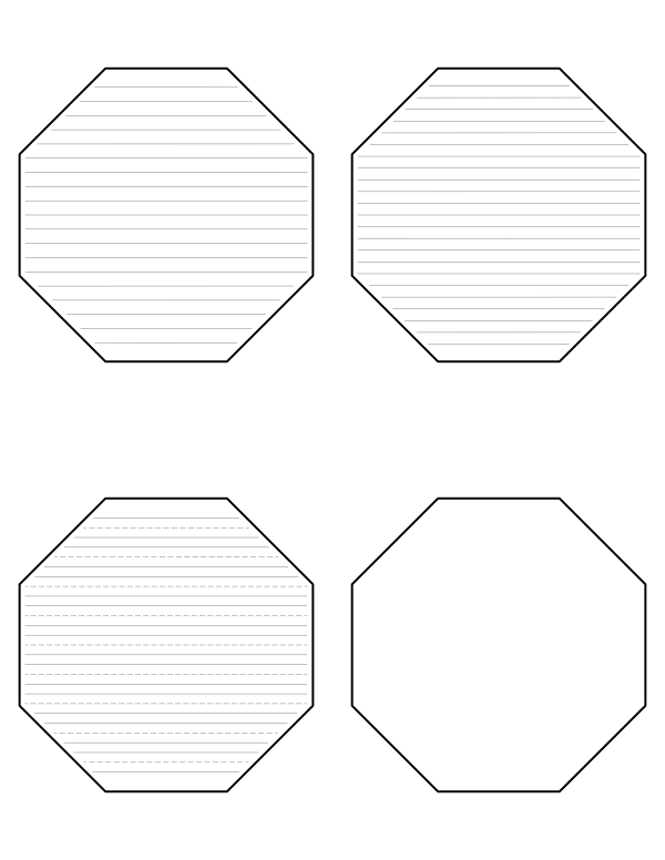Free printable octagon