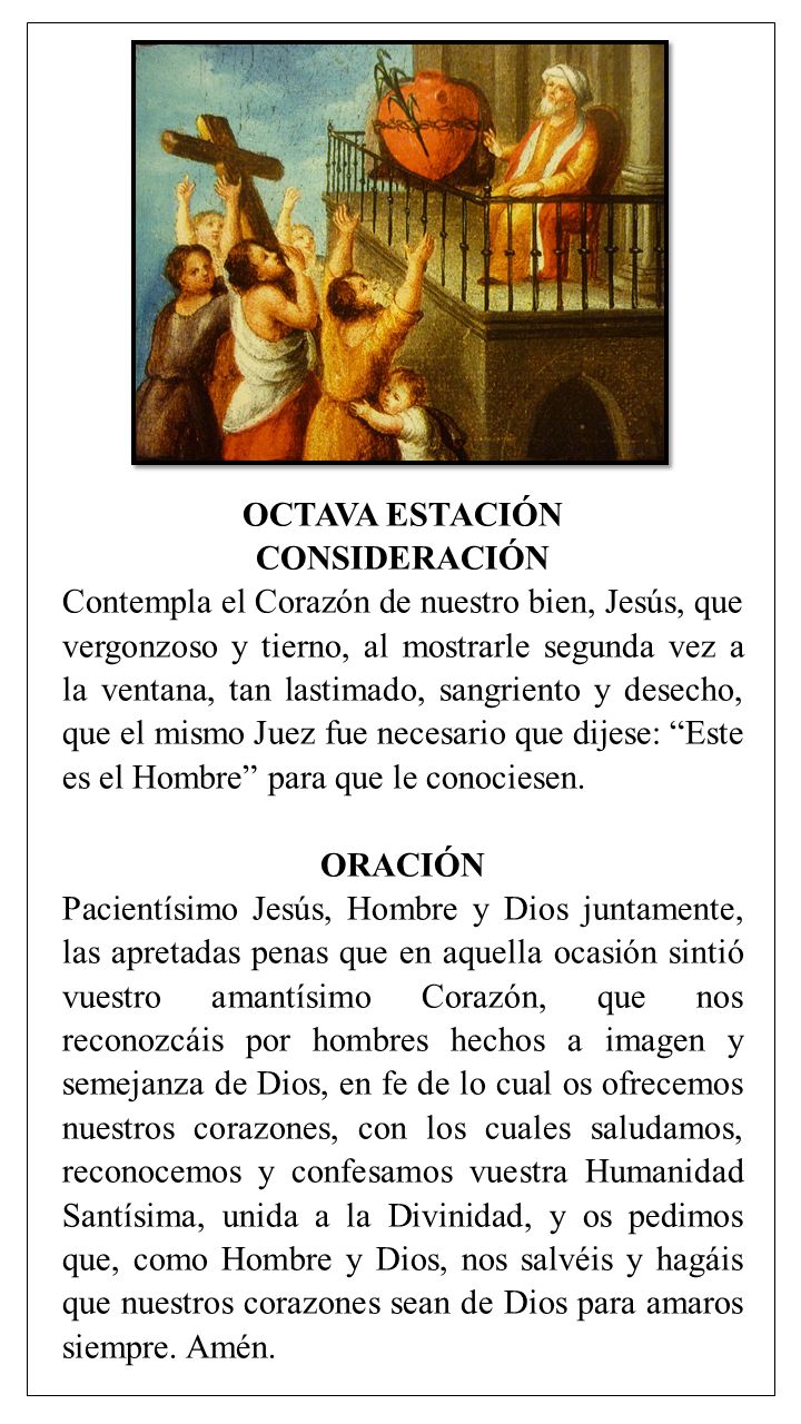 Estaciones del vãa crucis con que el devoto corazãn del cristiano debe apaãar al corazãn crucificado de jesãºs