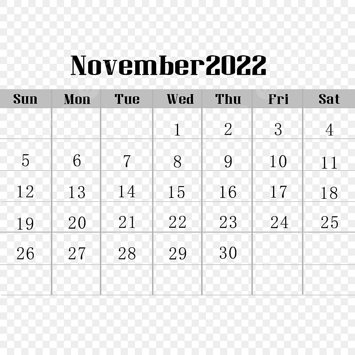 November calendar png picture november black calendar november black png image for free download