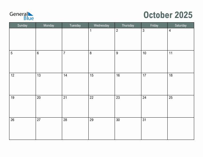 October monthly calendar pdf word excel