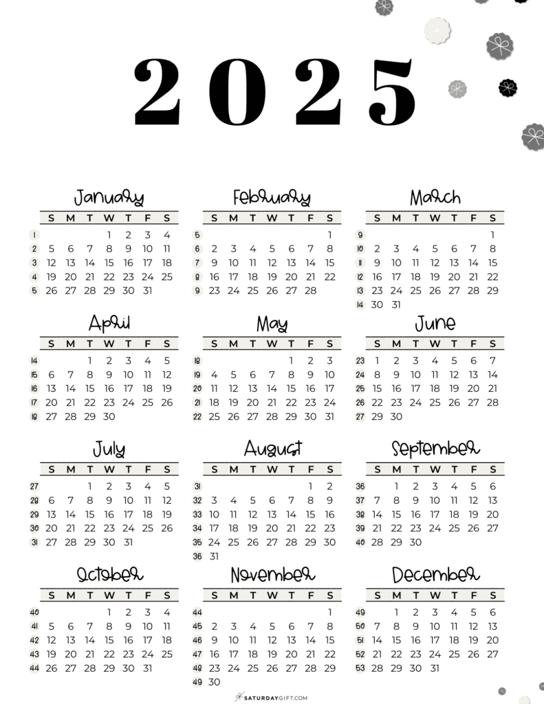 Calendar printable
