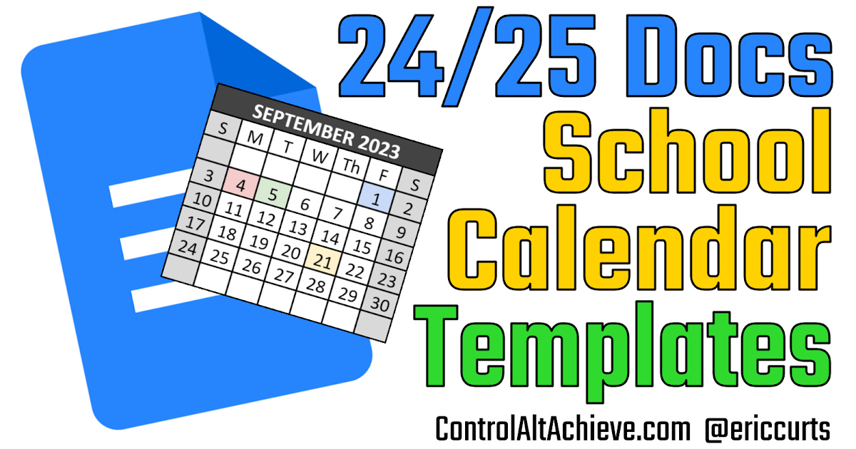 Control alt achieve google docs calendar templates for the