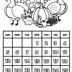 Calendar coloring pages printable for free download